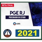 PGE RJ  Procurador - RETA FINAL - Pós Edital (CERS 2021) Procuradoria Geral Estadual do Rio de Janeiro